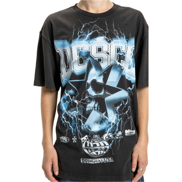 2026 DC Shoes Schädel Schock Tee EDYZT04351 - Black